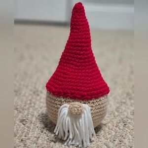 Handmade Gnome with Red Hat